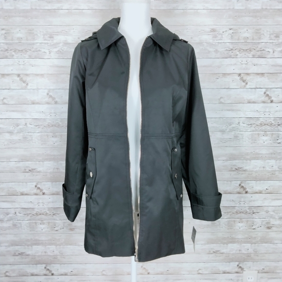 MICHAEL Michael Kors Jackets & Blazers - Michael Kors Jacket PM Black Detachable Hood 841